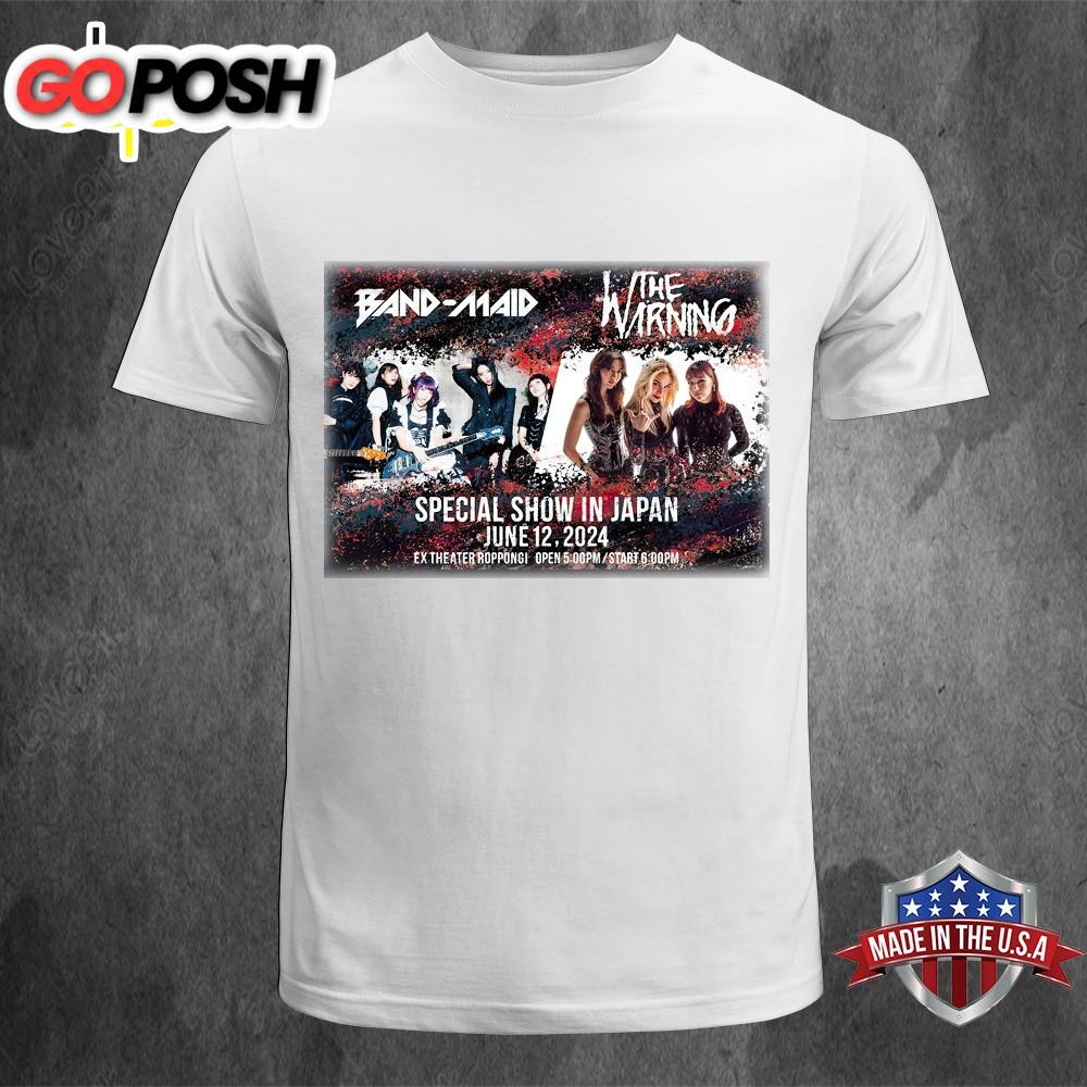 Band-maid × The Warning Special Show In Japan Unisex T-Shirt