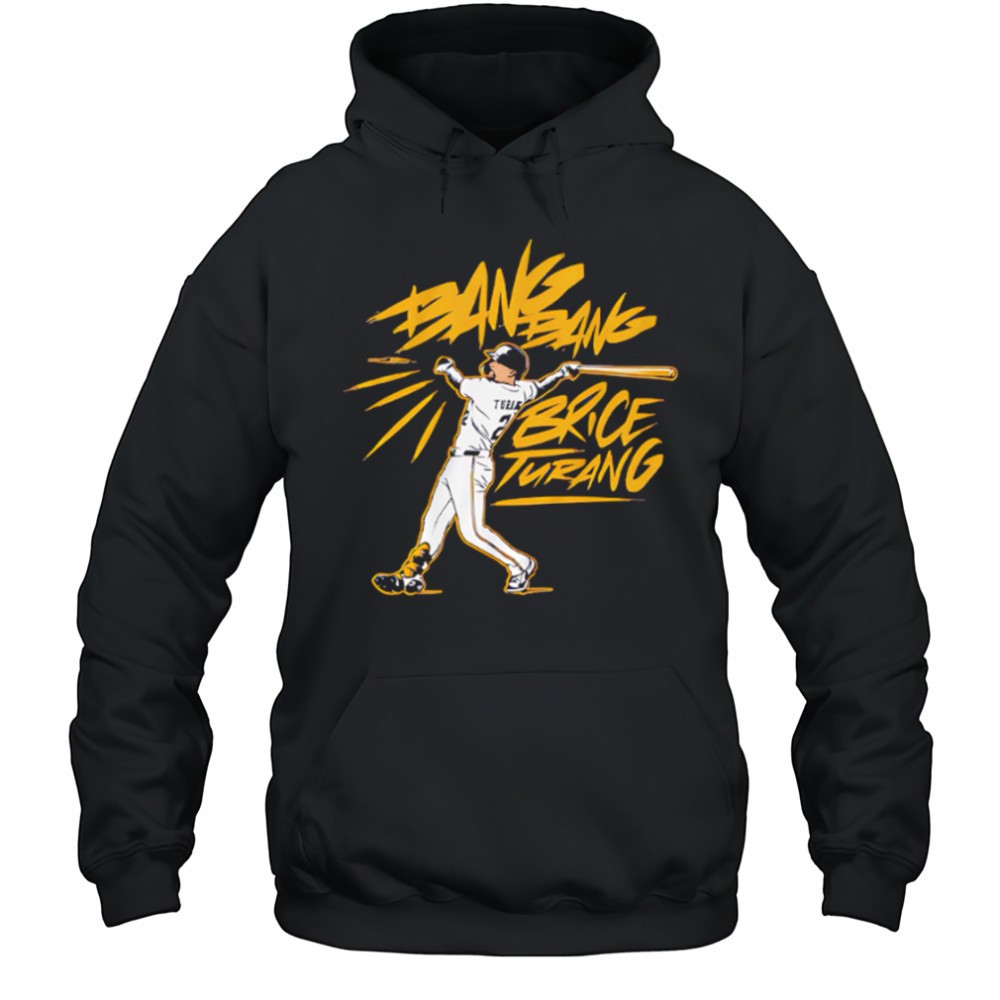 Bang Bang Brice Turang Milwaukee Brewers baseball shirt