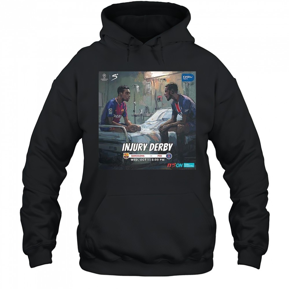Barcelona vs Paris Saint-Germain Champions League 2025 injury derby shirt