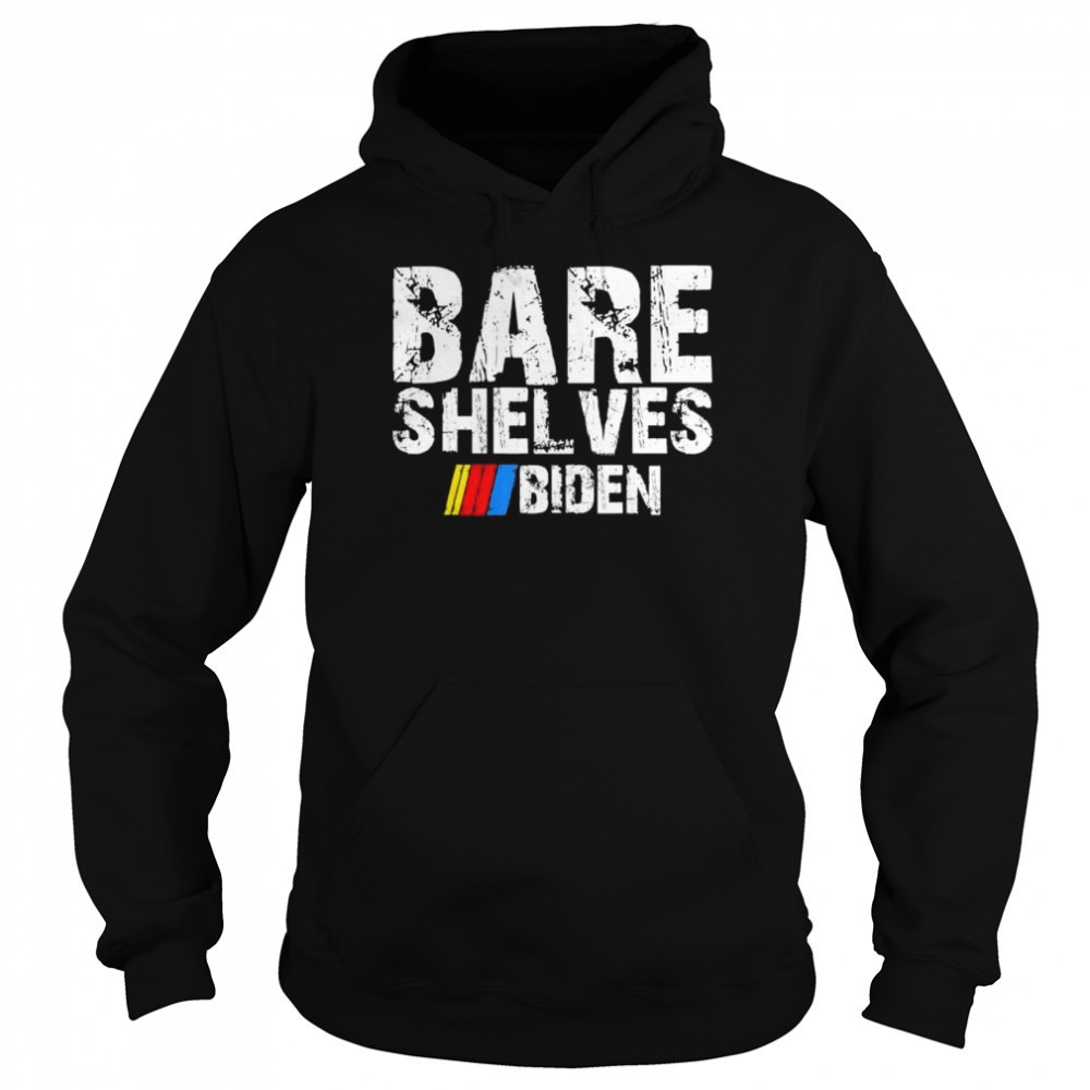 Bare shelves biden lets go brandon christmas t-shirt