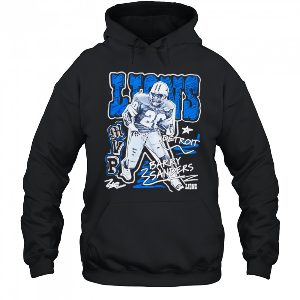 Barry Sanders Detroit Lions MVP vintage shirt