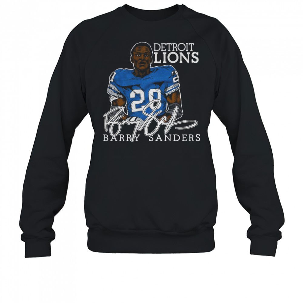 barry-sanders-detroit-lions-retired-player-classic-caricature-nfl-football-signa-ill2ir32 Barry Sanders Detroit Lions Retired Player Classic Caricature NFL Football signature shirt