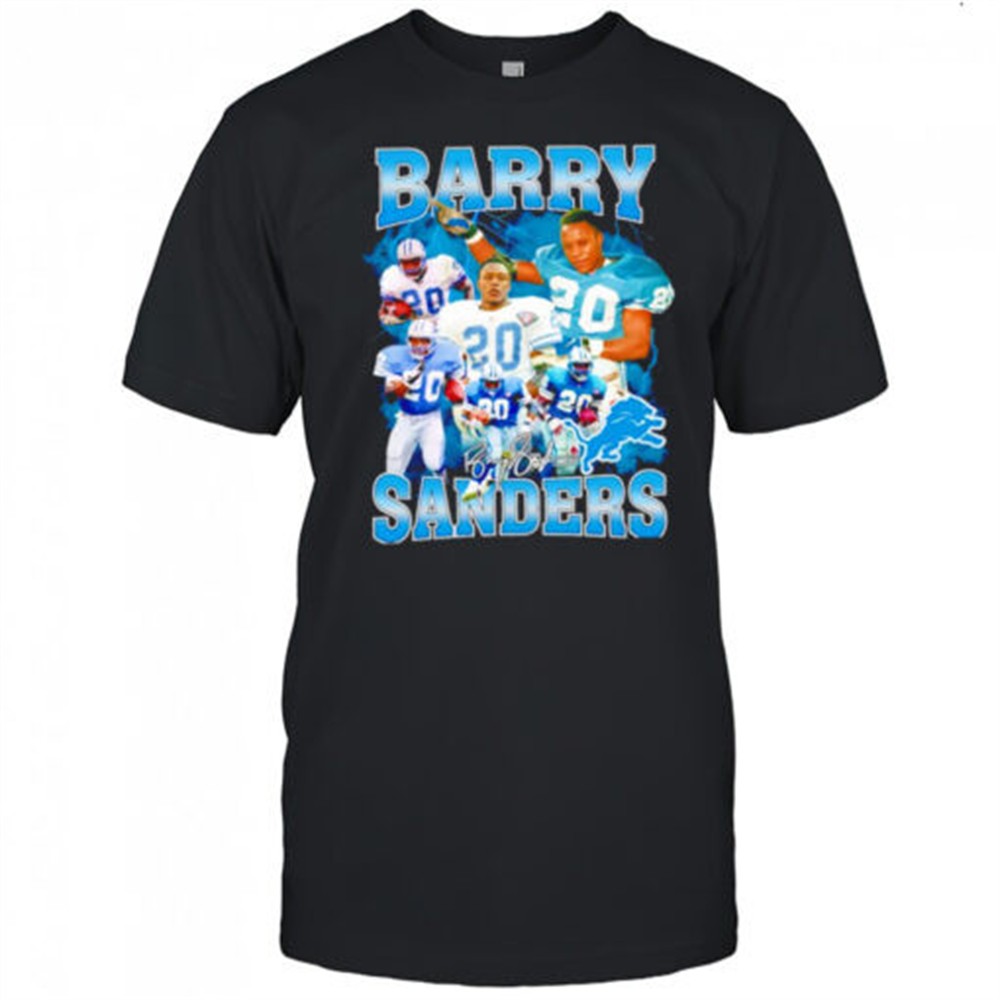 barry-sanders-detroit-lions-signature-logo-shirt-tdsp9peu Barry Sanders Detroit Lions signature logo shirt