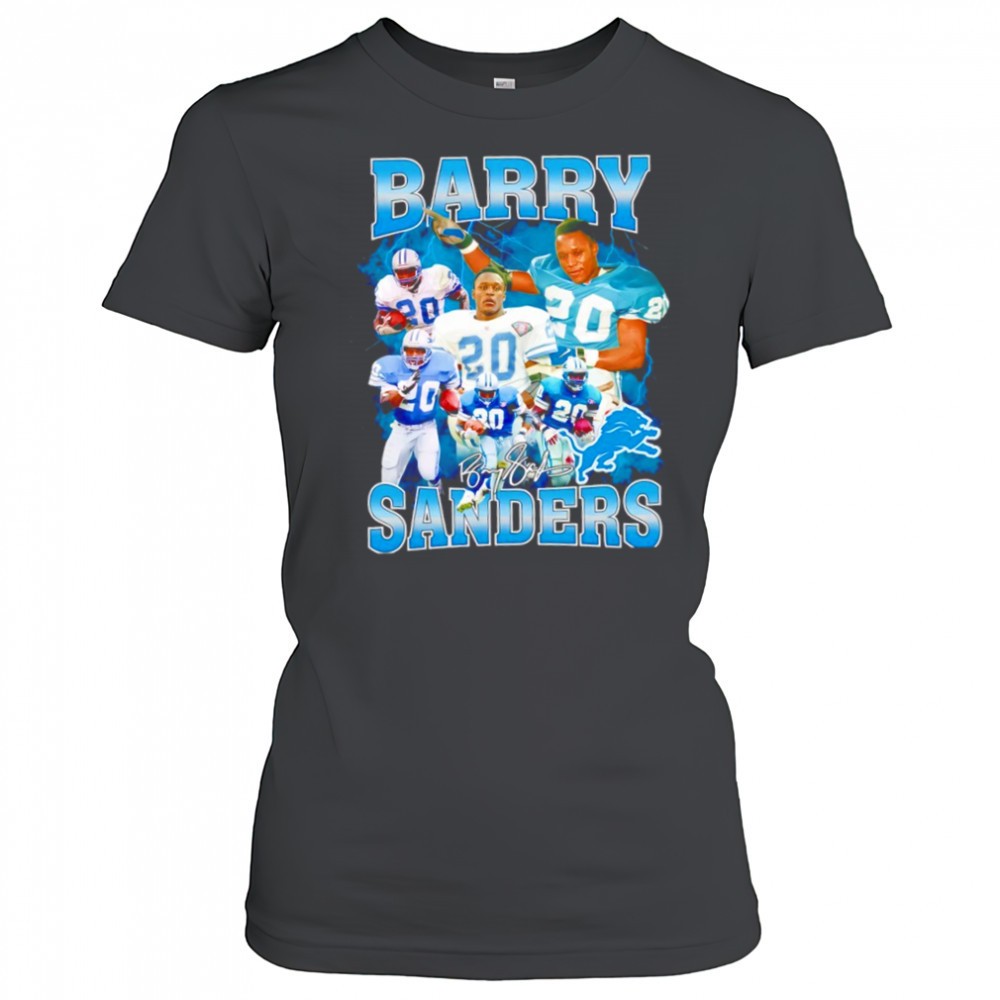 barry-sanders-detroit-lions-signature-logo-shirt-tdsp9peu Barry Sanders Detroit Lions signature logo shirt
