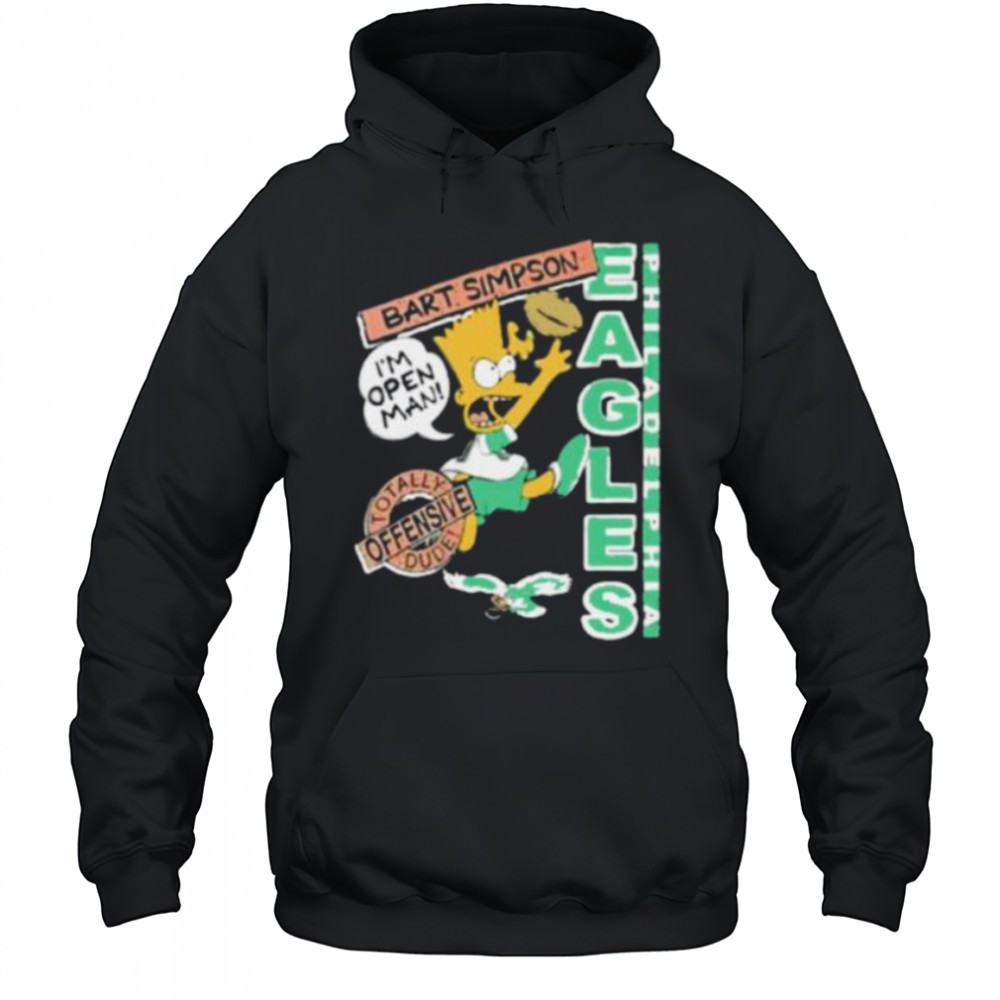 Bart Simpson Eagles NFL shirt