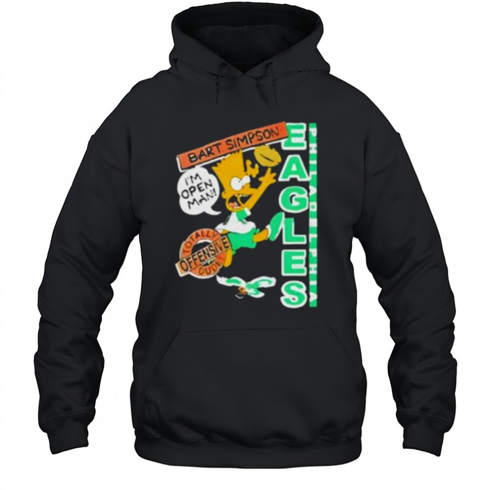 Bart Simpson Eagles NFL Shirt