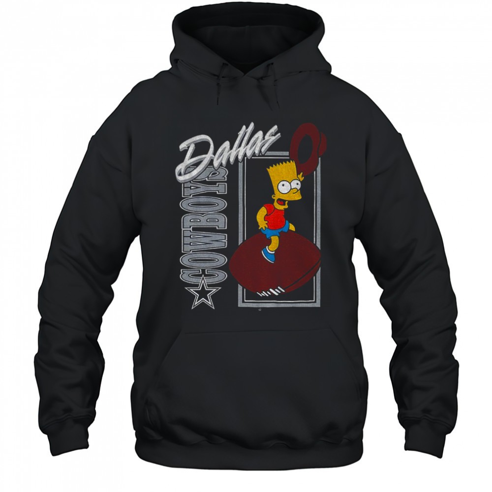Bart x Dallas Cowboys Football NFL 2025 cartoon shirt