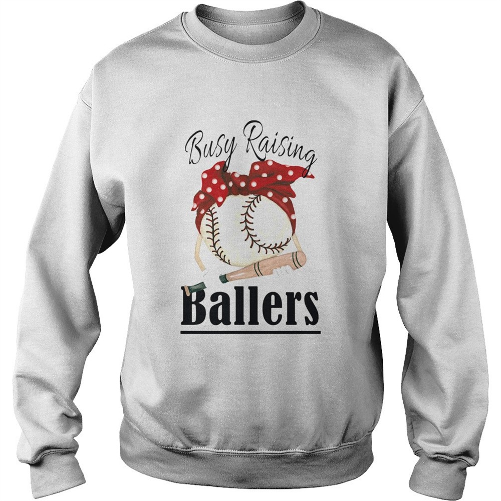 Baseball busy raising ballers bow shirt