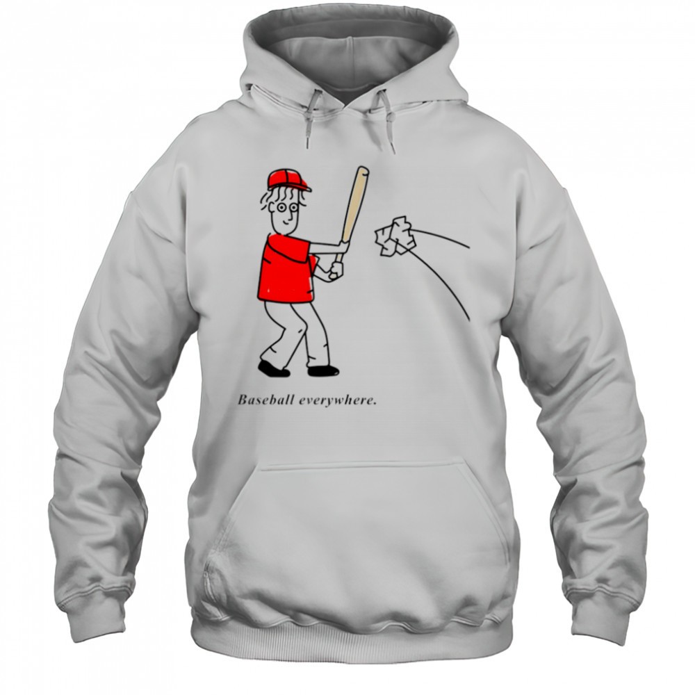 Baseball Everywhere cartoon meme shirt