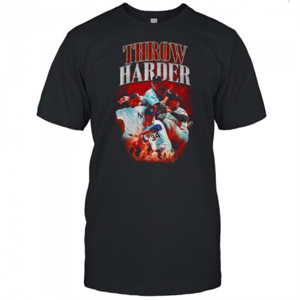 baseball-pitcher-throw-harder-fire-shirt-x0qpwz4k Baseball pitcher throw harder fire shirt