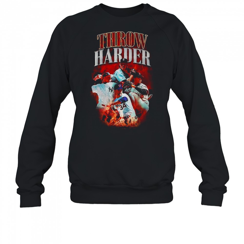 baseball-pitcher-throw-harder-fire-shirt-x0qpwz4k Baseball pitcher throw harder fire shirt