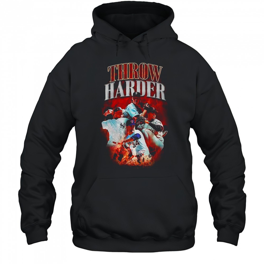 Baseball pitcher throw harder fire shirt