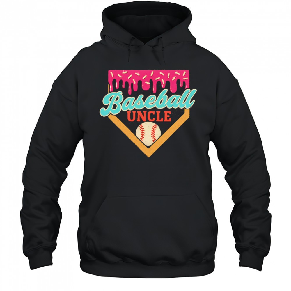Baseball Uncle Ice Cream Drip shirt