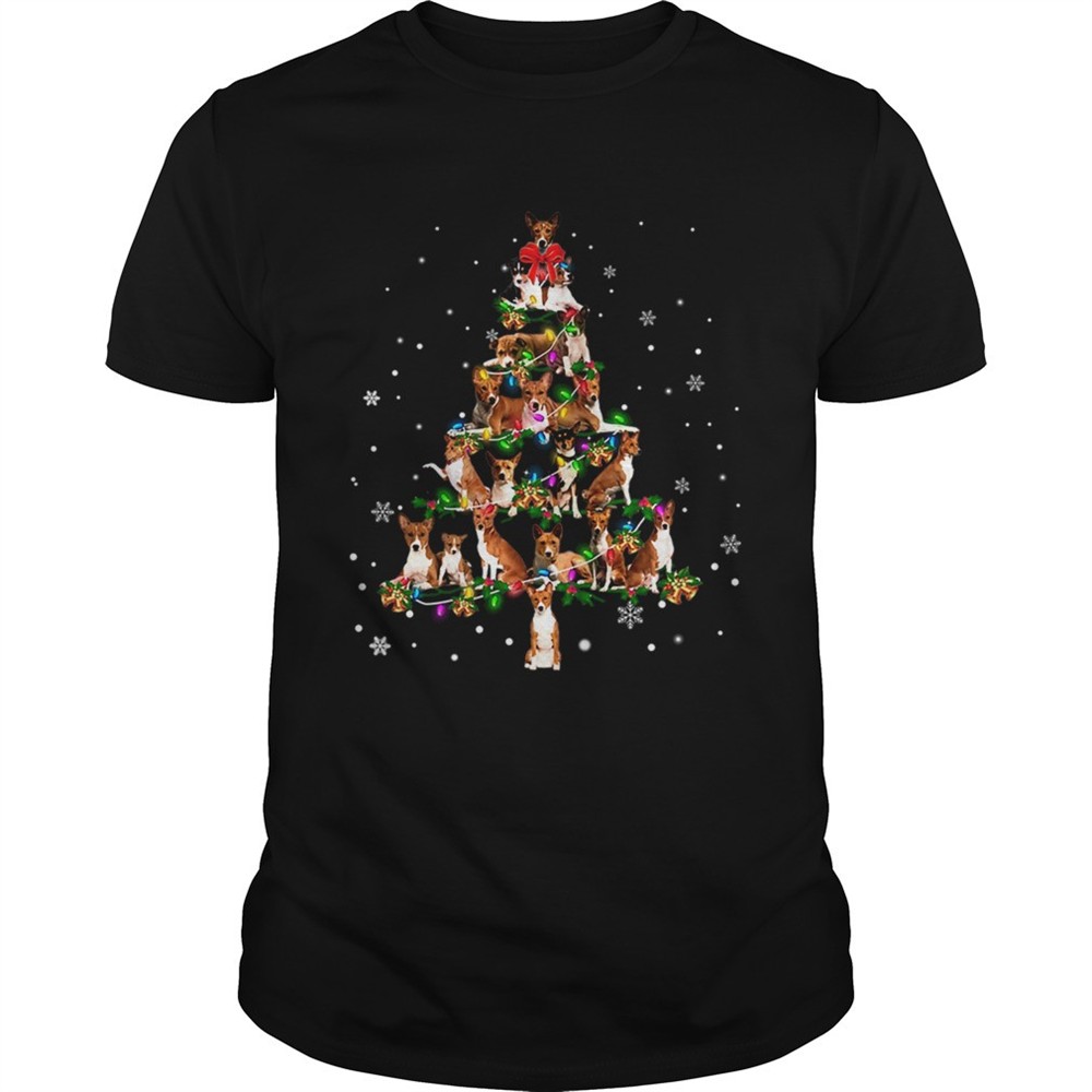 basenji-christmas-tree-tshirt-2m7mni0h Basenji Christmas Tree TShirt