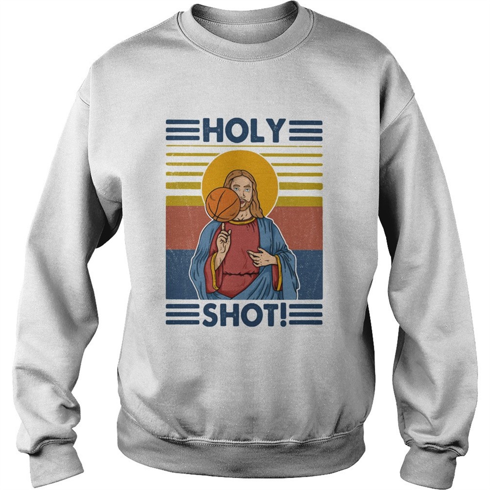 Basketball jesus holy shot vintage shirt