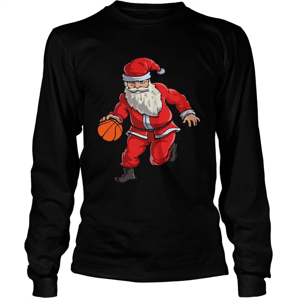 basketball-santa-funny-christmas-gift-with-hat-ball-sport-tshirt-uytr41b9 Basketball Santa Funny Christmas Gift with Hat Ball Sport TShirt