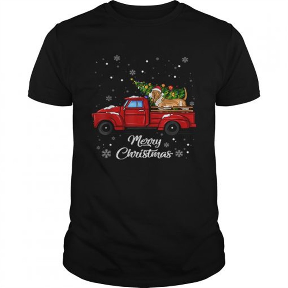 basset-hound-rides-red-truck-christmas-pajama-shirt-qs5w4wvu Basset hound Rides Red Truck Christmas Pajama shirt