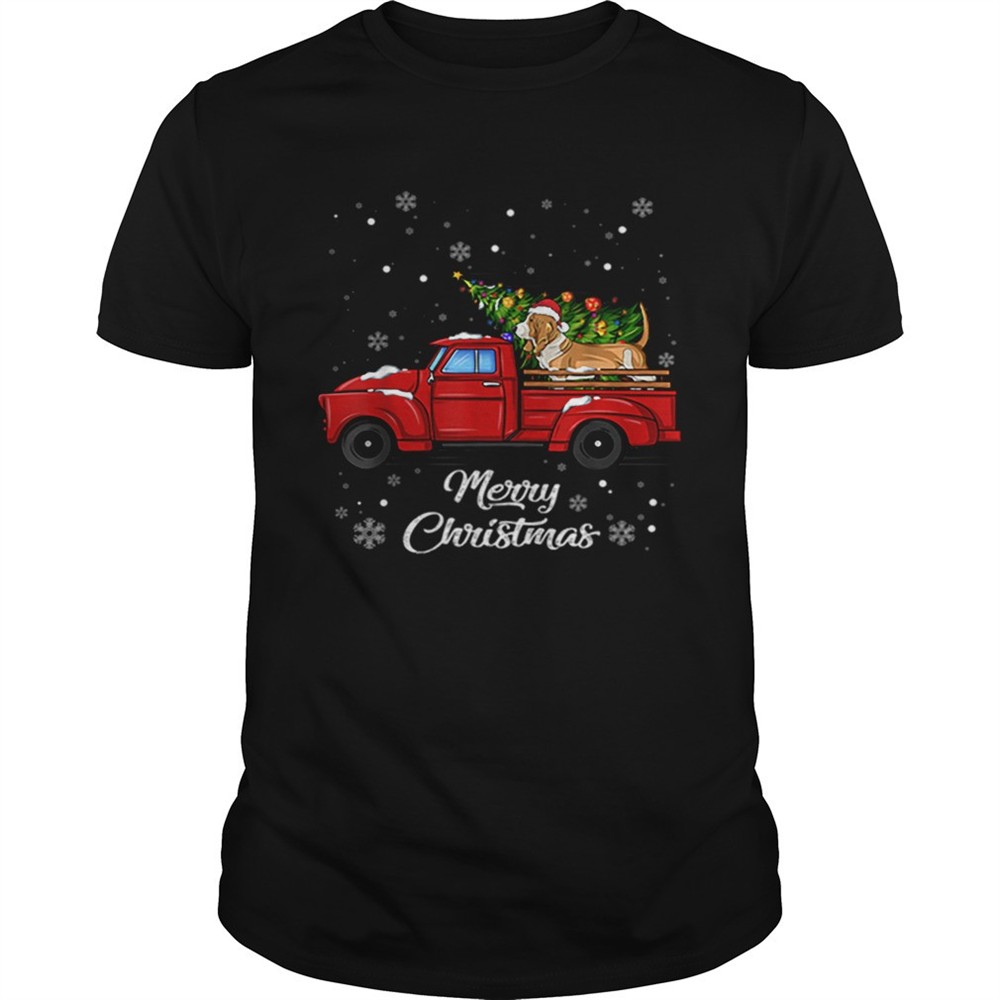 basset-hound-rides-red-truck-christmas-pajama-shirt-qs5w4wvu Basset hound Rides Red Truck Christmas Pajama shirt