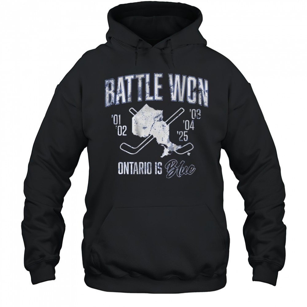 Battle Won Ontario Is Blue 01 – 25 t-shirt