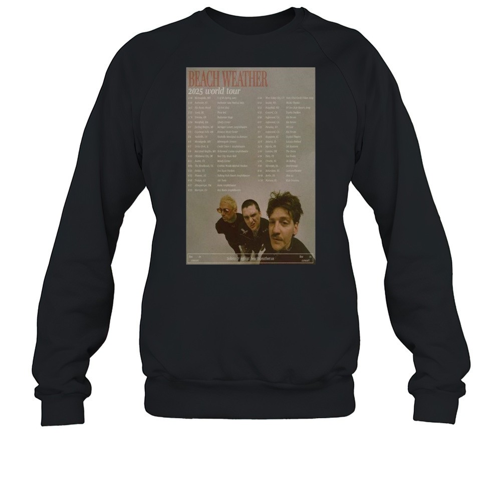 Beach Weather 25 World Tour T-shirt