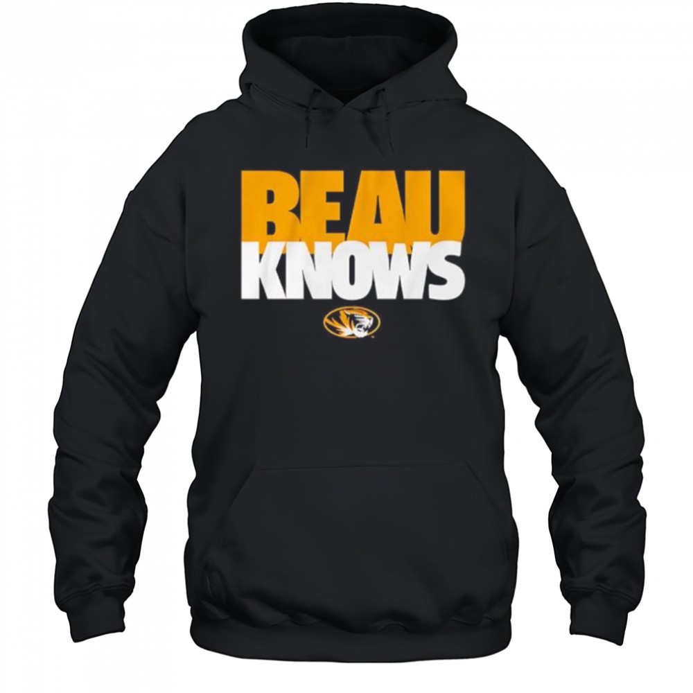 Beau Knows Missouri Tigers college football quote shirt