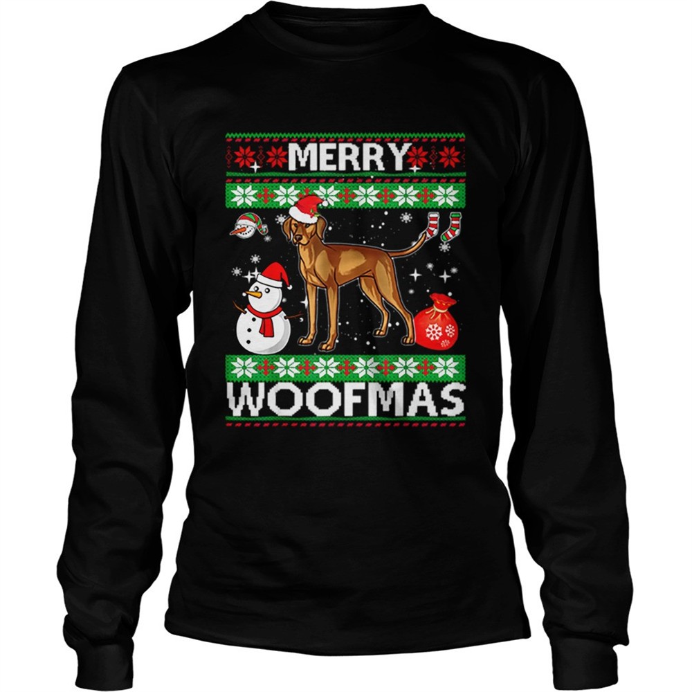 beautiful-vizsla-dog-merry-woofmas-christmas-costume-shirt-1ptanr0p Beautiful Vizsla Dog Merry Woofmas Christmas Costume shirt