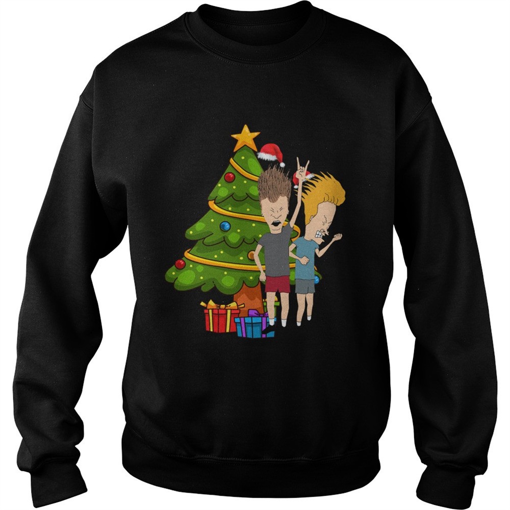 Beavis And Butthead Around The Christmas Tree shirt