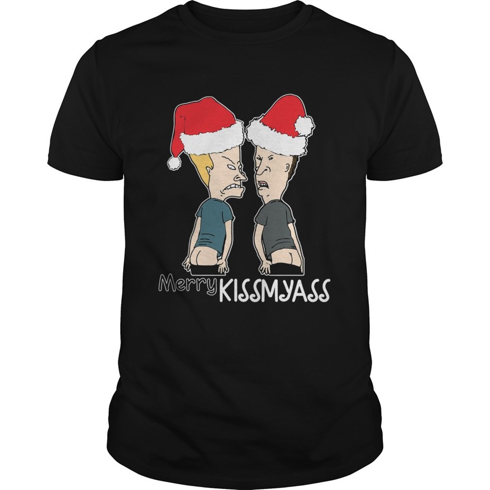 beavis-and-butthead-merry-kissmyass-christmas-shirt-asefkf23 Beavis and ButtHead Merry Kissmyass Christmas shirt