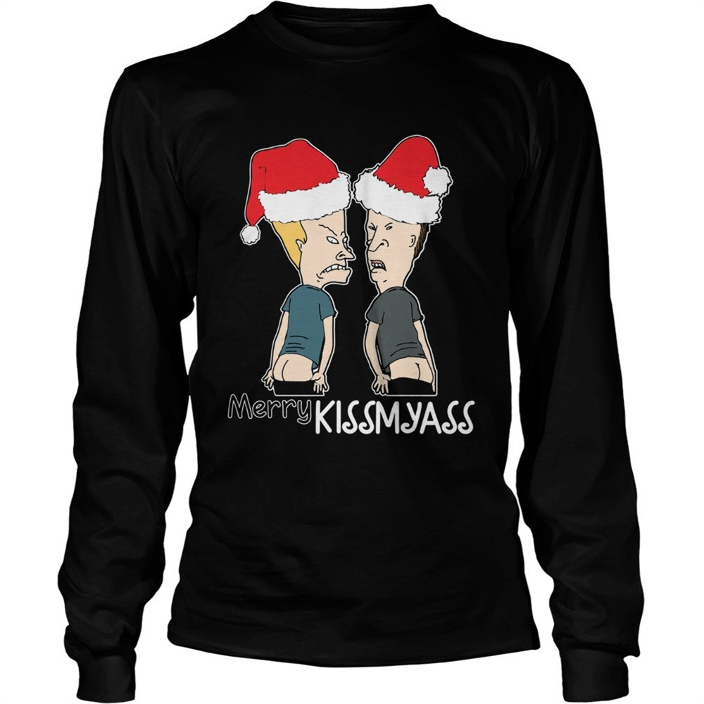 beavis-and-butthead-merry-kissmyass-christmas-shirt-asefkf23 Beavis and ButtHead Merry Kissmyass Christmas shirt