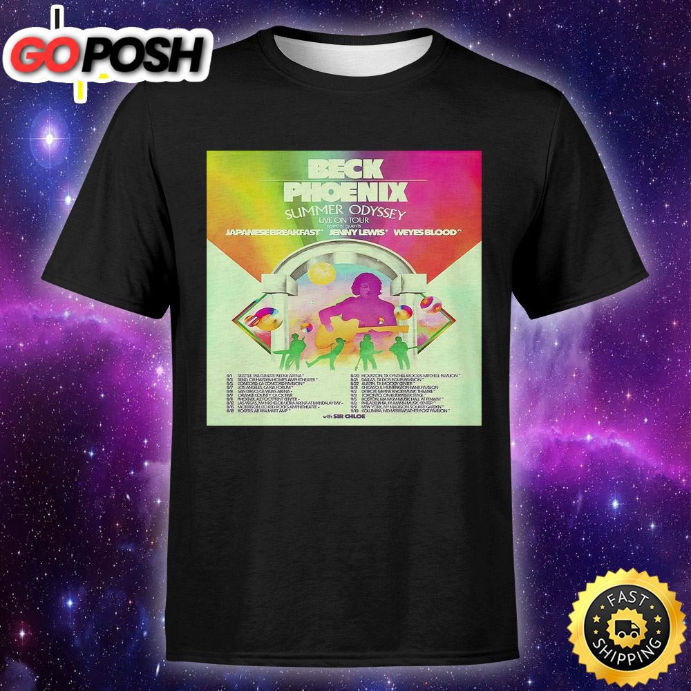Beck And Phoenix Announces Summer 2025 Co-Headlining Tour Dates Unisex T-Shirt
