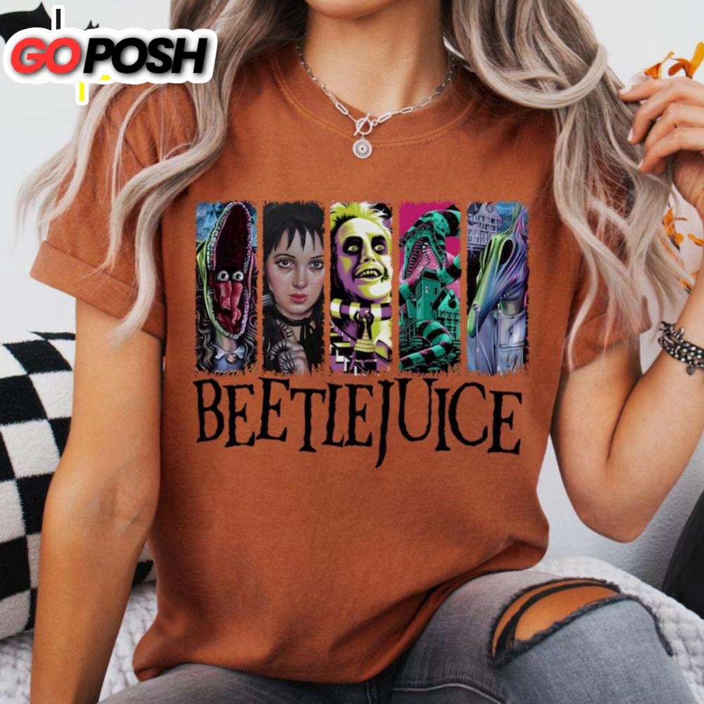 Beetlejuice Halloween Pumpkin Horror Shirts