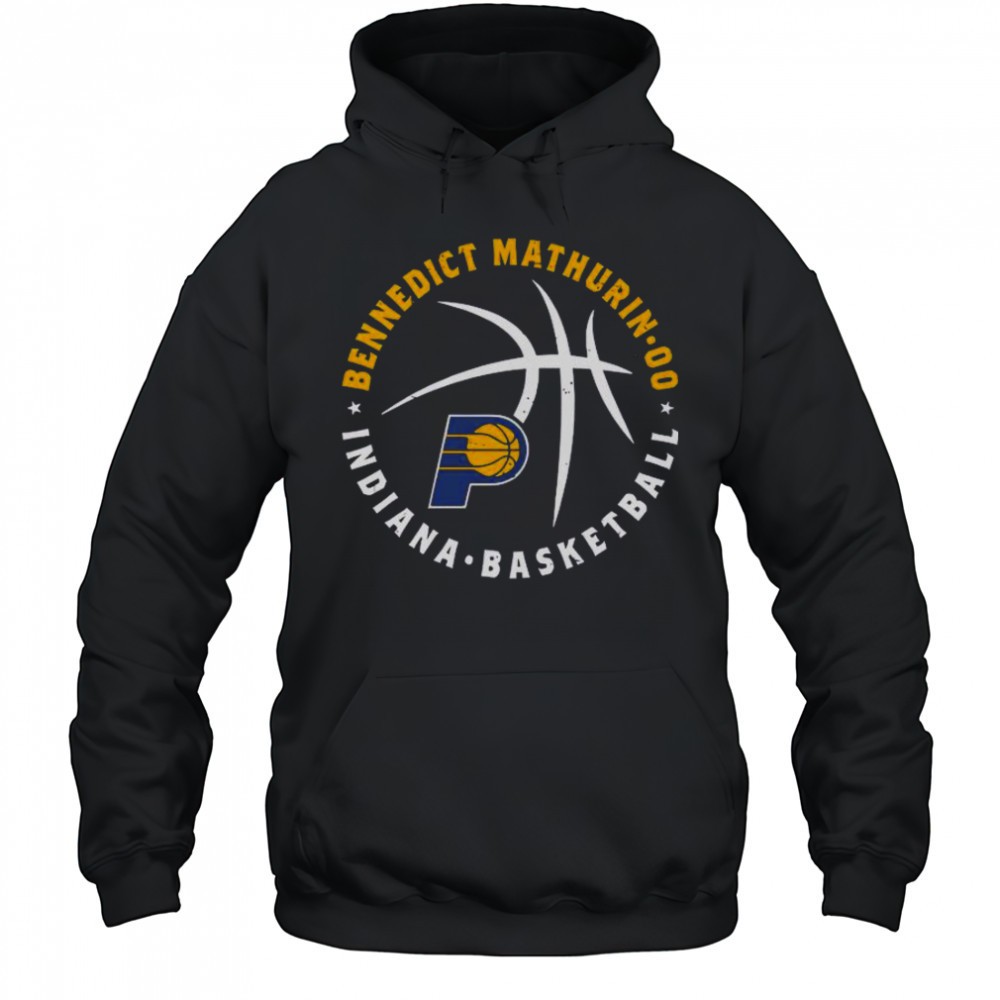 Bennedict Mathurin Indiana Pacers Basketball Player Ball T-Shirt