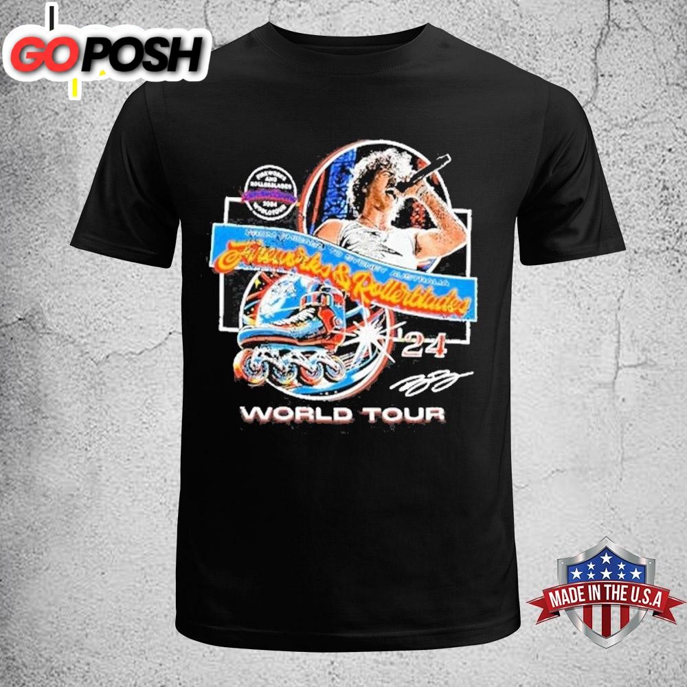 Benson Boone Fireworks & Rollerblades Tour 2024 Unisex T-Shirt