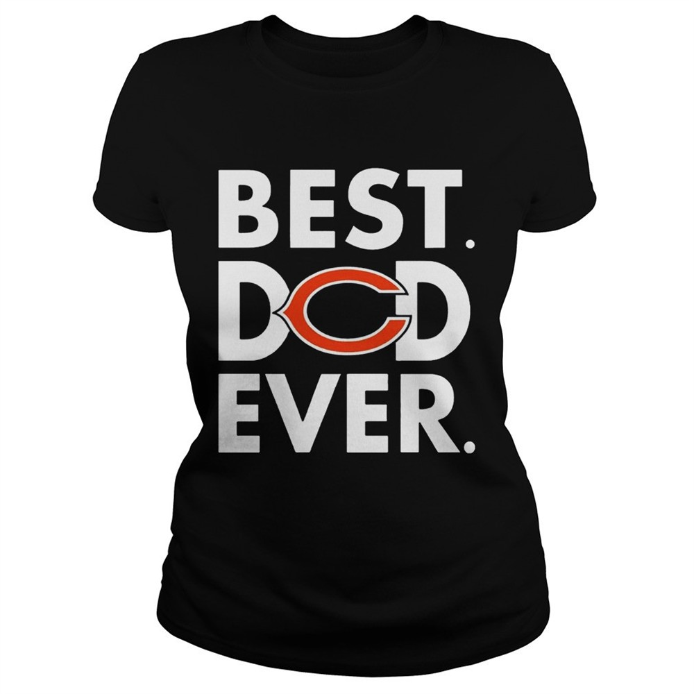 Best Dad Ever Chicago Bears Fathers Day Shirt