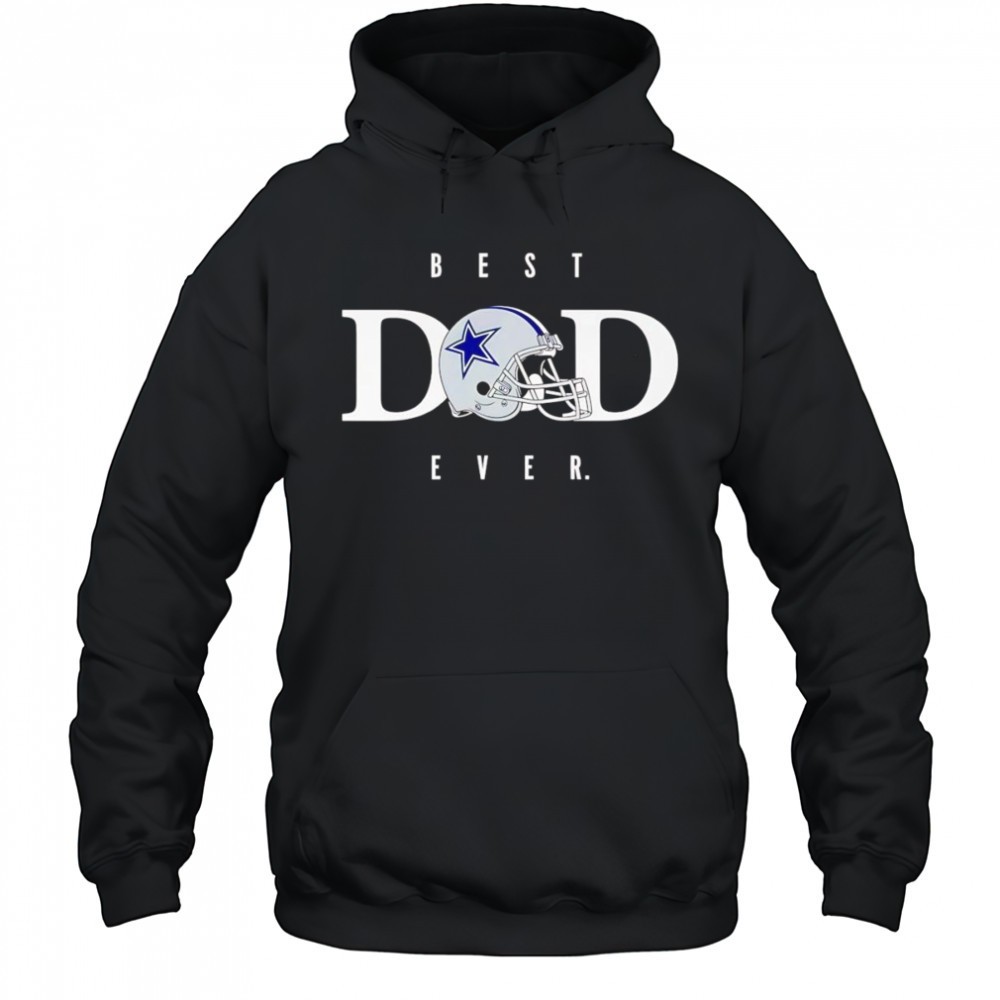 Best dad ever Dallas Cowboys helmet shirt