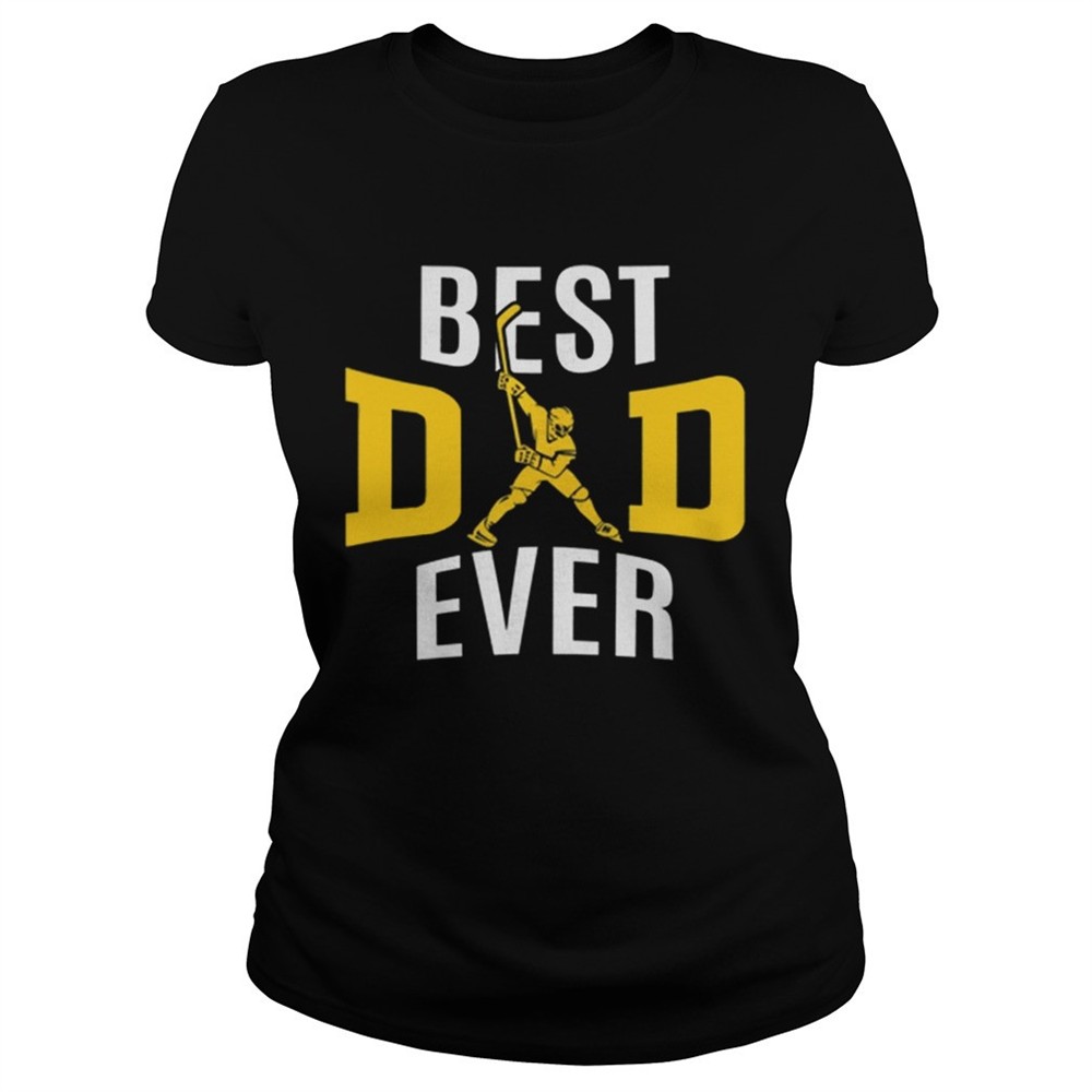 Best Dad Ever Papa Hockey shirt