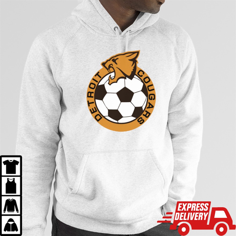 Best Detroit Cougars Soccer Vintage Logo T shirt