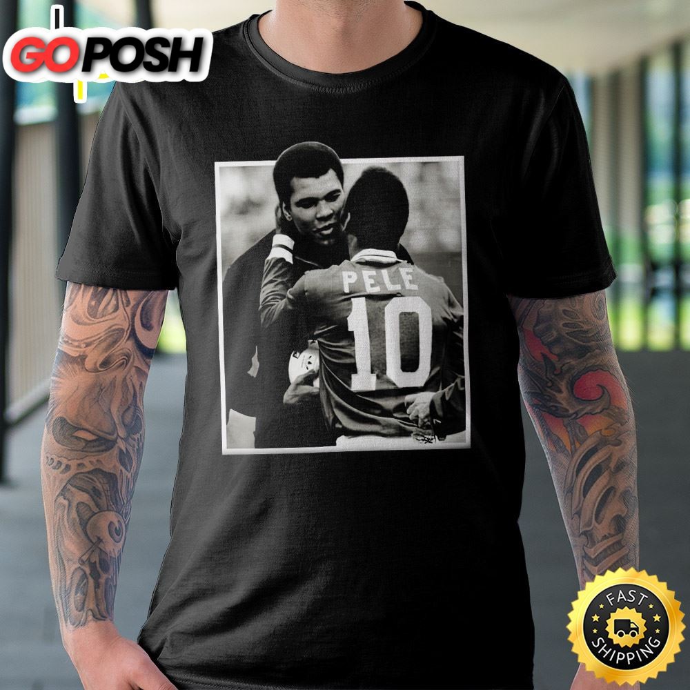 Best Of Two Worlds Muhammad Ali And Pele – Legends Unisex T-Shirt