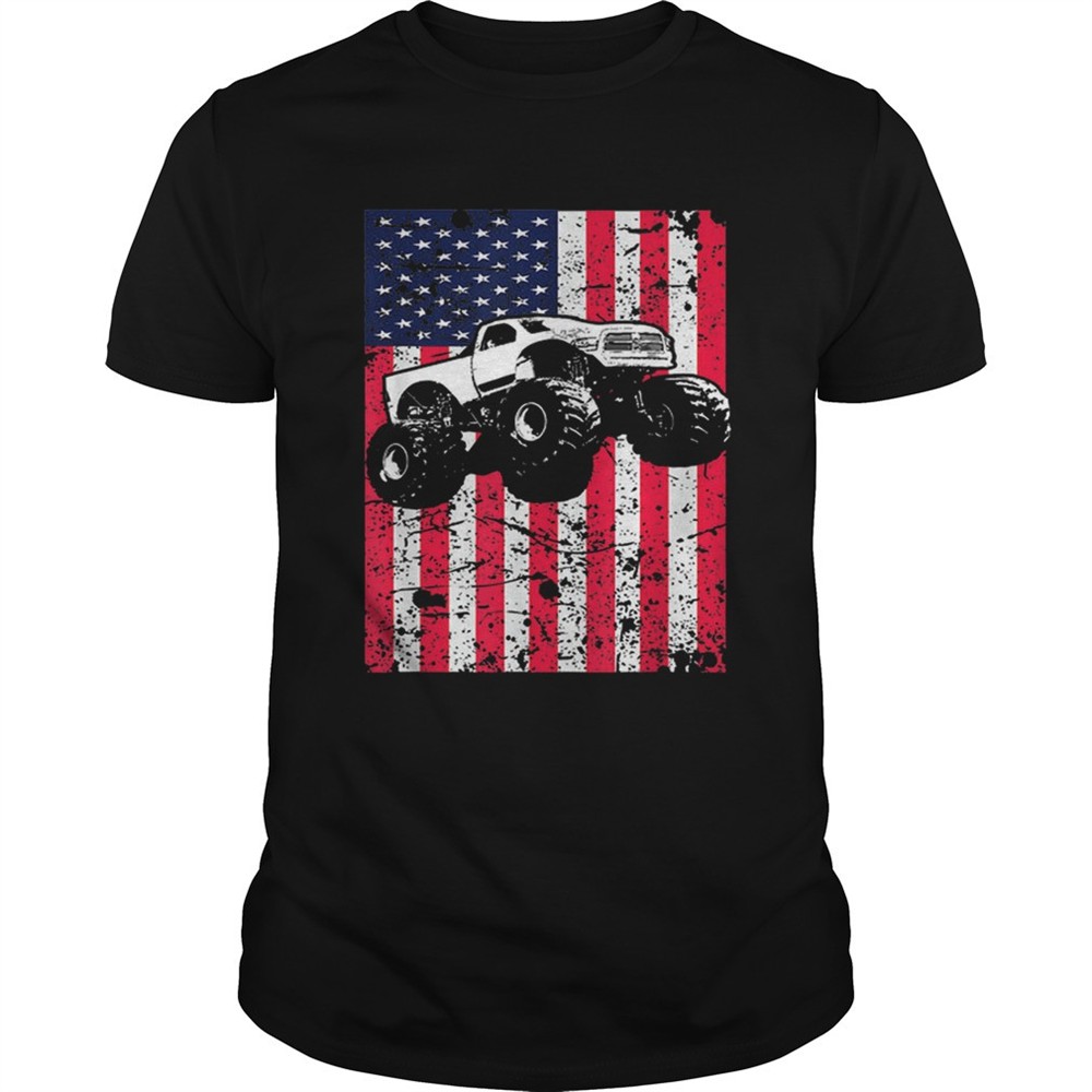 best-price-monster-truck-american-flag-racing-shirt-z1gquei1 Best price Monster Truck American Flag Racing shirt