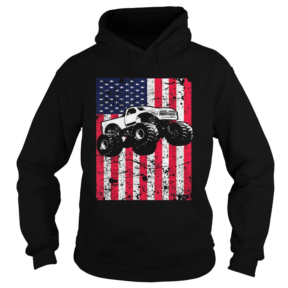 best-price-monster-truck-american-flag-racing-shirt-z1gquei1 Best price Monster Truck American Flag Racing shirt