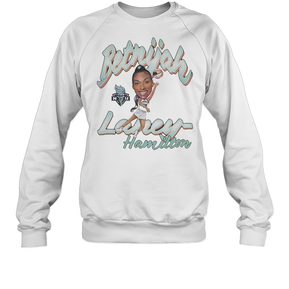Betnijah Laney Hamilton New York Liberty Womens Basketball WNBA Cartoon Shirt