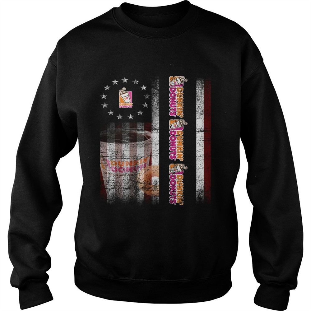 Betsy Ross flag Dunkin Donuts shirt