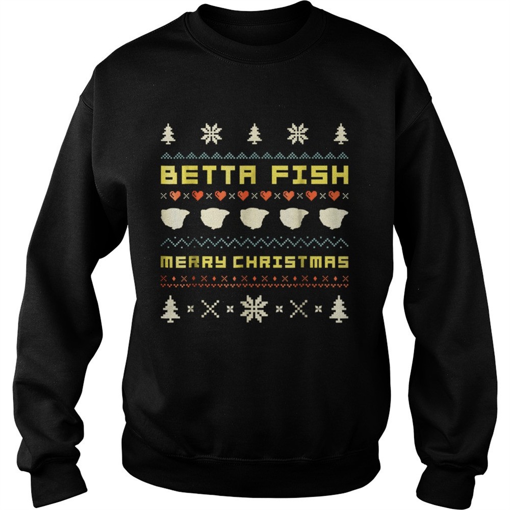 Betta Fish Christmas Ugly shirt