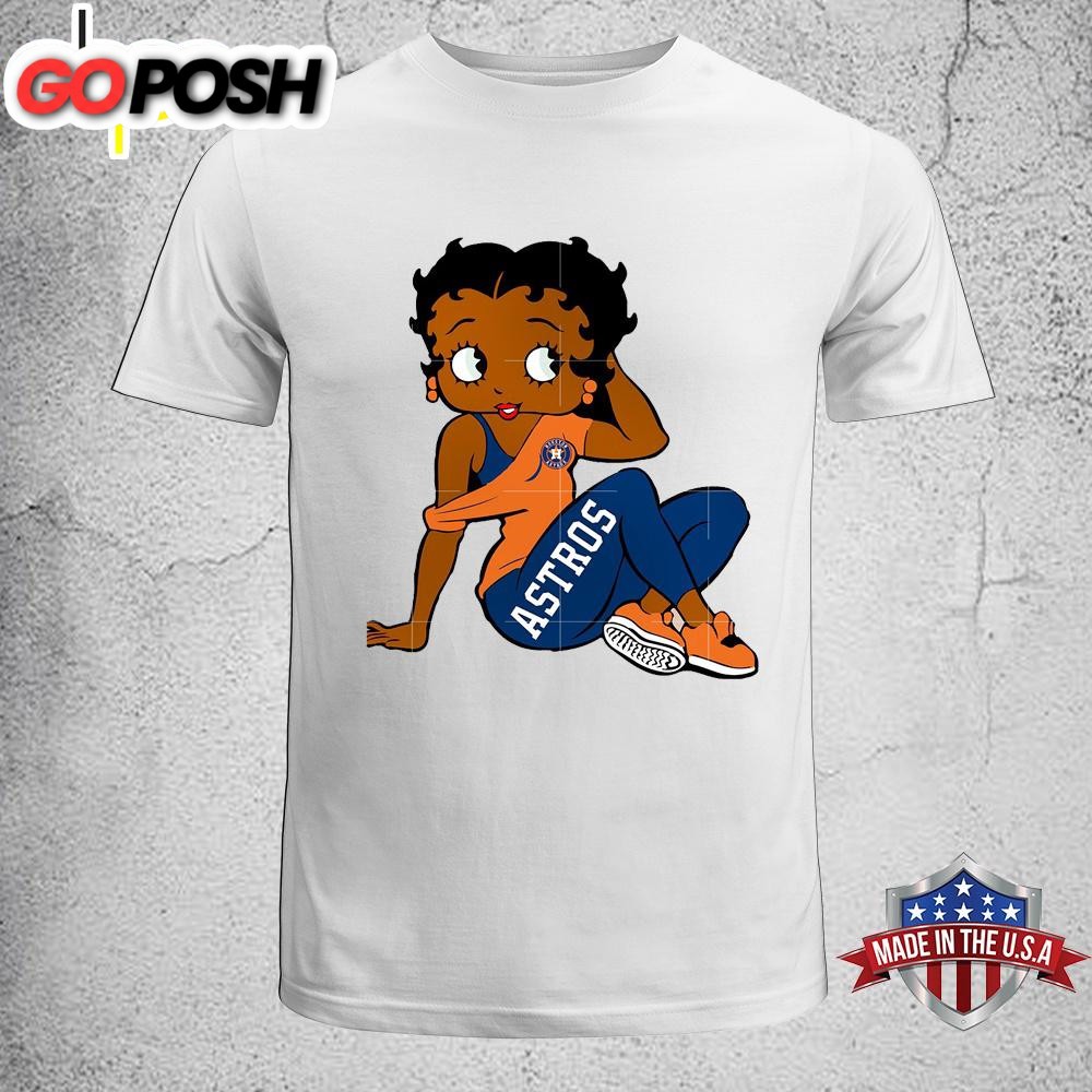 Betty Boop Houston Astros Unisex T-Shirt
