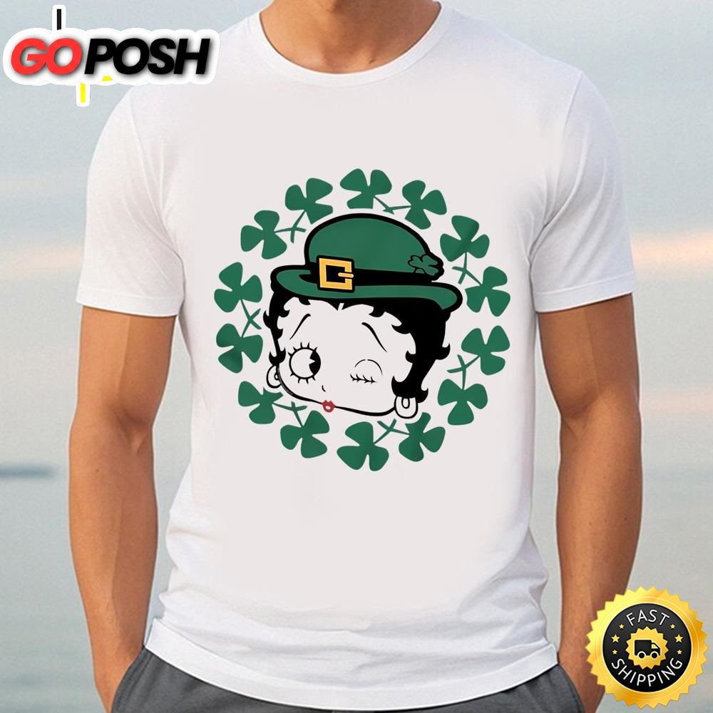 Betty Boop St Patricks Day Leprechaun Shirt