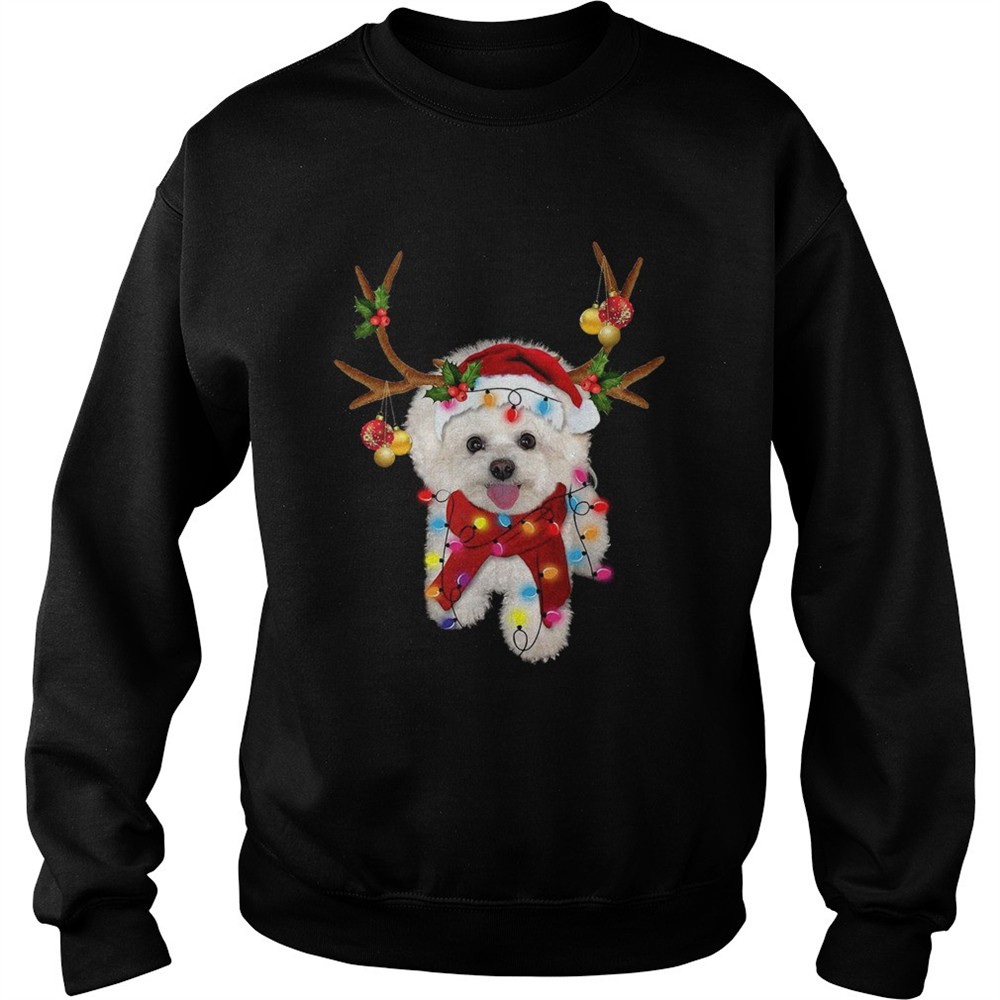 Bichon Frise Gorgeous Reindeer Christmas shirt