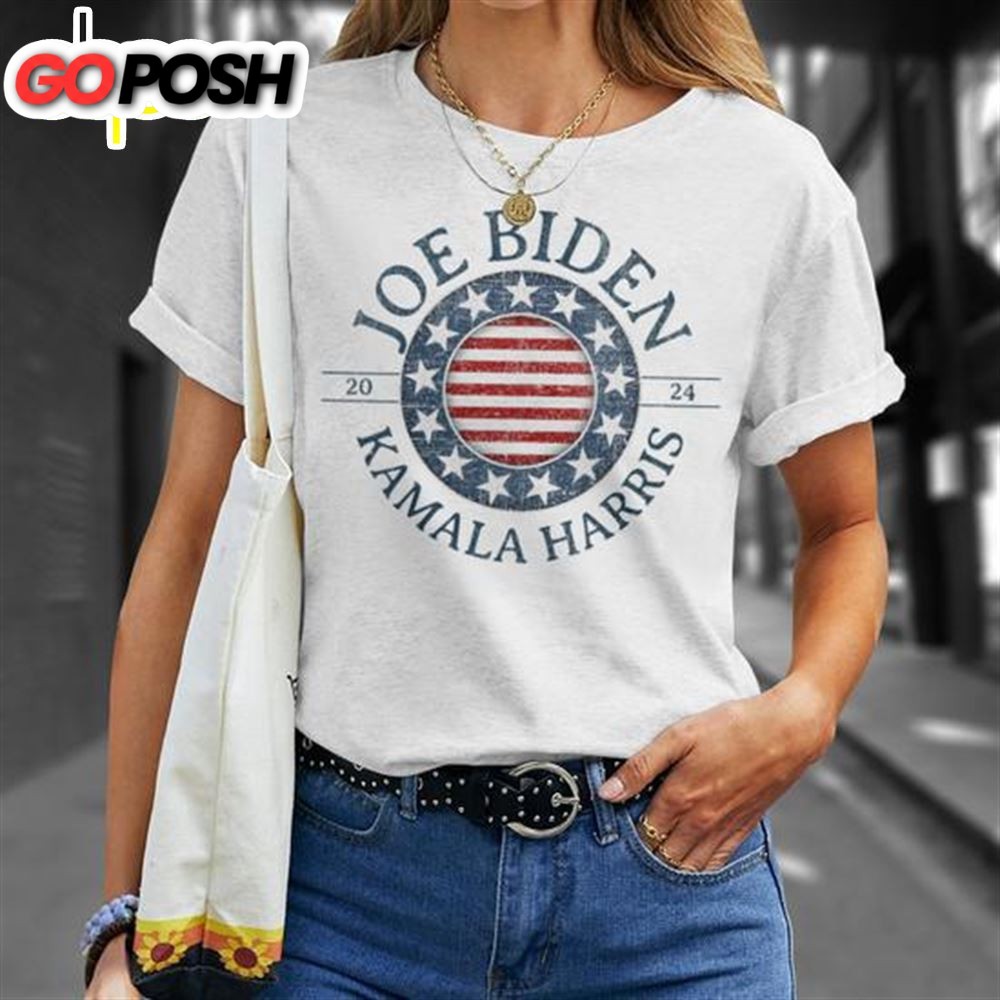 Biden Harris 2025 Political Voter Pro-Democrat Liberal T-Shirt