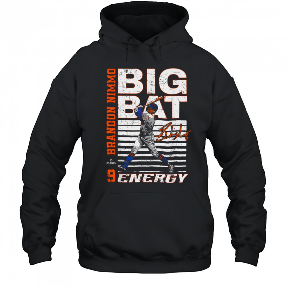 Big Bat Energy Brandon Nimmo New York Baseball MLBPA T Shirt