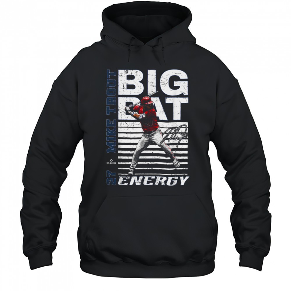 Big Bat Energy Mike Trout Los Angeles Baseball MLBPA T Shirt