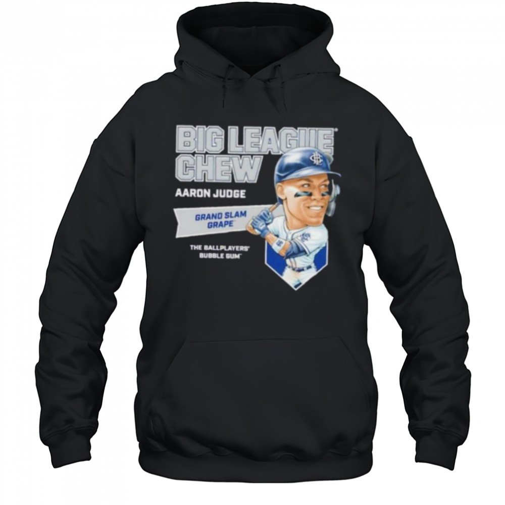 Big League Chew Aaron Judge Grand Slam Grape The Ballplayers Bubble Gum shirt